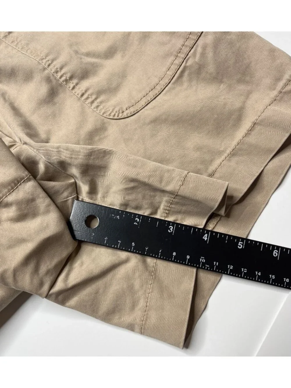White House Black Market Women's Khaki Shorts Size 0 Chino Casual Summer